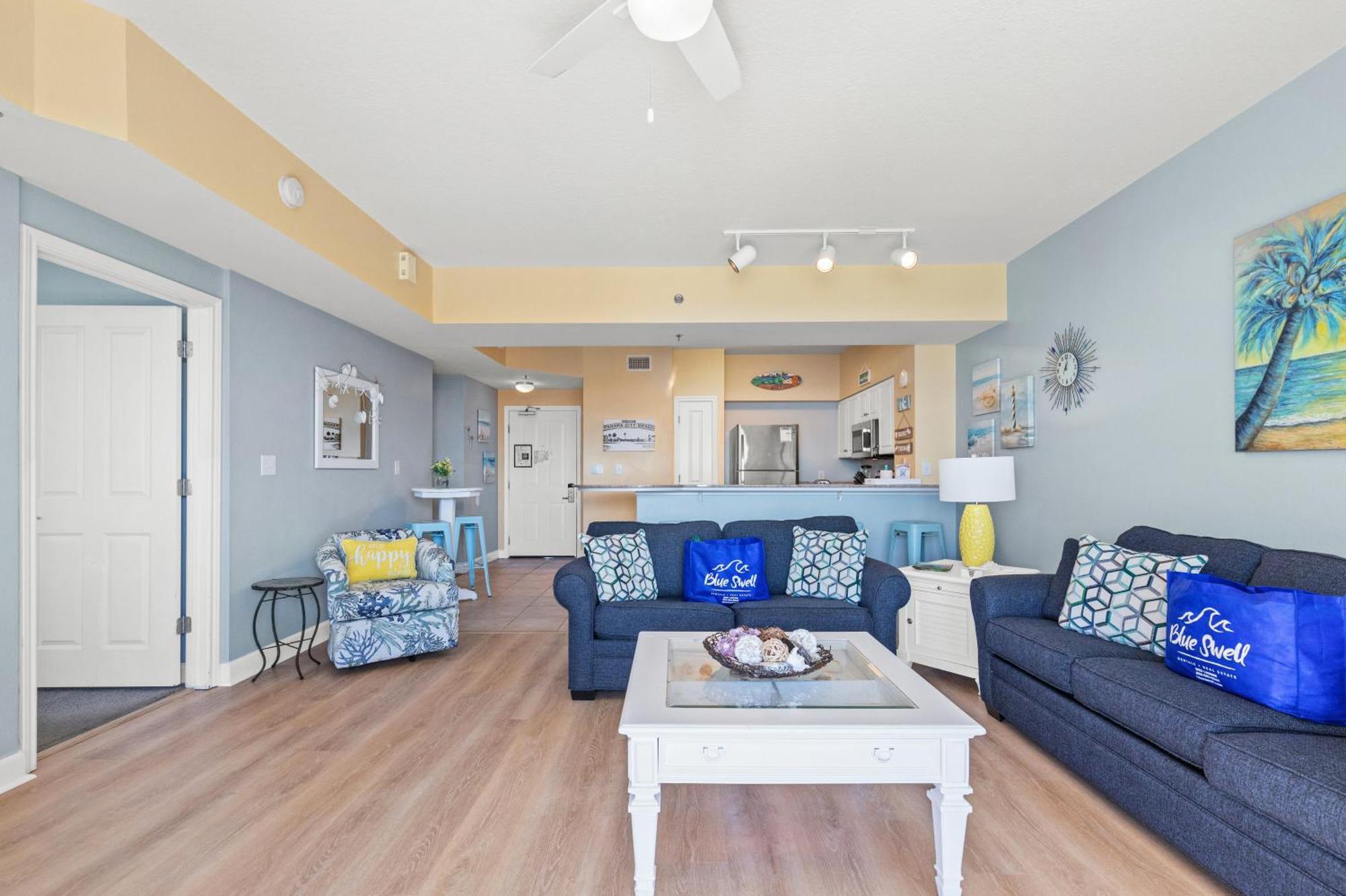 Penthouse With Beautiful Beach Views! 1 Bedroom, 2 Bathroom Penthouse! Panama City Beach Bagian luar foto